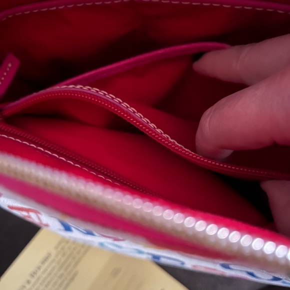 Dooney & Bourke Zip Zip Doodle Rainbow Satchel - Picture 7 of 16